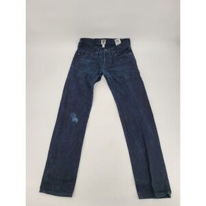 Tellason Ladbroke Grove Slim Tapered Blue Denim Selvedge Jeans Waist Mens Sz 29
